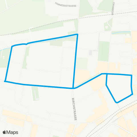 VBZ - Verkehrsbetriebe Zürich Zürich Oerlikon, Bahnhof Nord - Zürich Oerlikon, Bahnhof Nord map