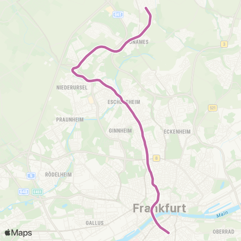 VGF Riedberg - Süd map