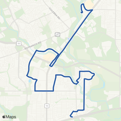 VIA Metropolitan Transit Kel-Lac / Westlakes / Ingram map
