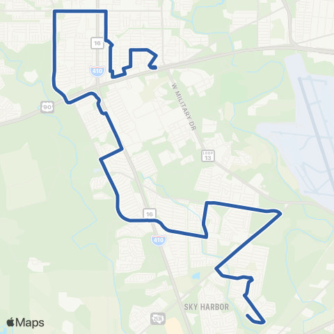 VIA Metropolitan Transit Kel-Lac / Valley-Hi / Hidden Cove map