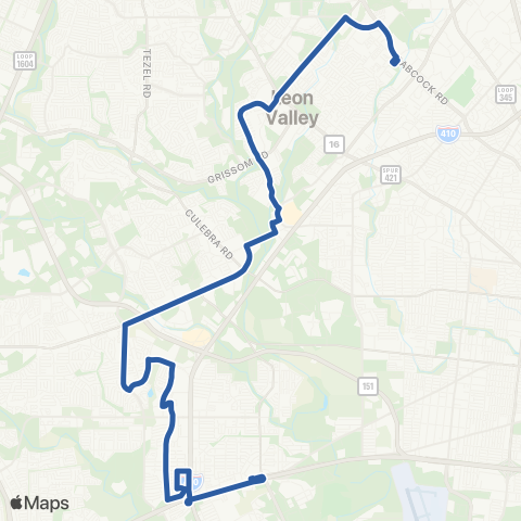 VIA Metropolitan Transit Medical Center / Ingram / Kel-Lac map