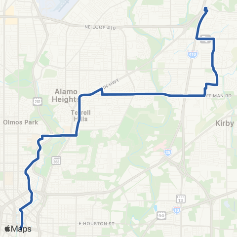 VIA Metropolitan Transit North St Marys map