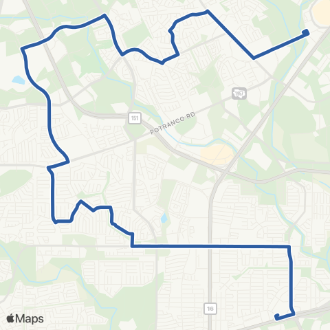 VIA Metropolitan Transit Ingram / Westover Hills / Kel-Lac map