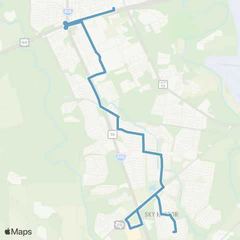 VIA Metropolitan Transit Sky Harbor / Kel-Lac map