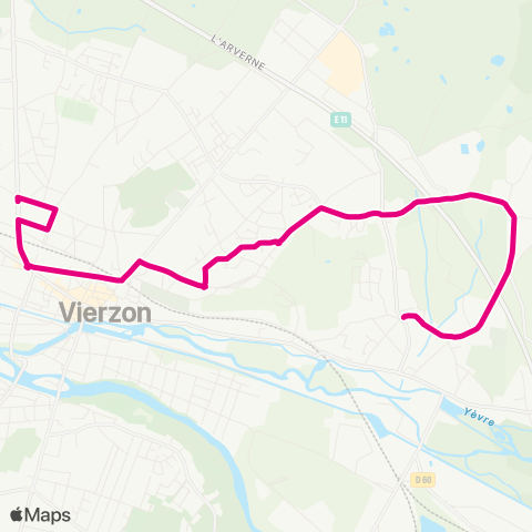 Le ViB Brisson - Croizat - Desroches map