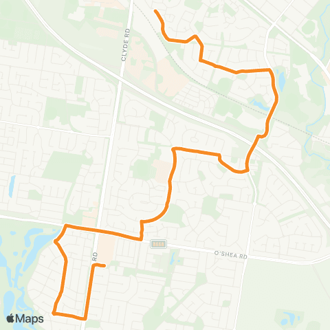 PTV - Public Transport Victoria Eden Rise SC - Berwick Station map