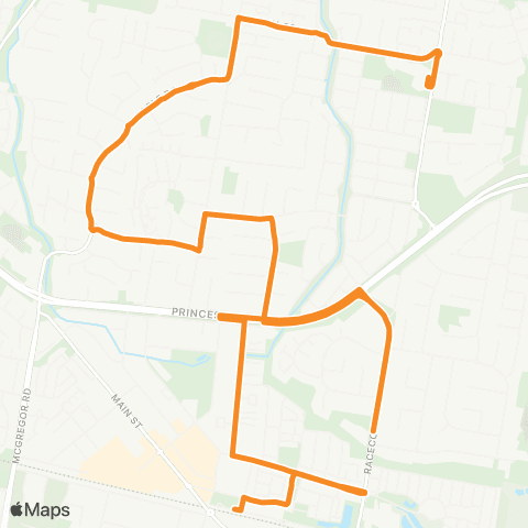 PTV - Public Transport Victoria Pakenham North - Pakenham Station map