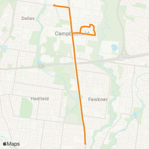 PTV - Public Transport Victoria North Coburg - Upfield Station map
