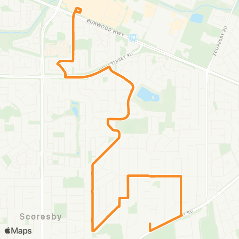 PTV - Public Transport Victoria Knoxfield - Knox City SC map