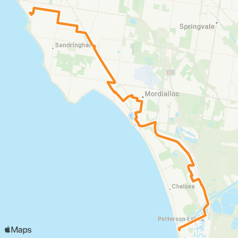 PTV - Public Transport Victoria Carrum Station - Hampton Station map