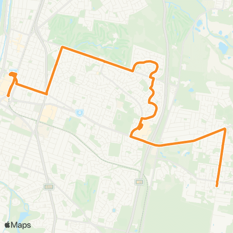 PTV - Public Transport Victoria Langwarrin - Frankston map