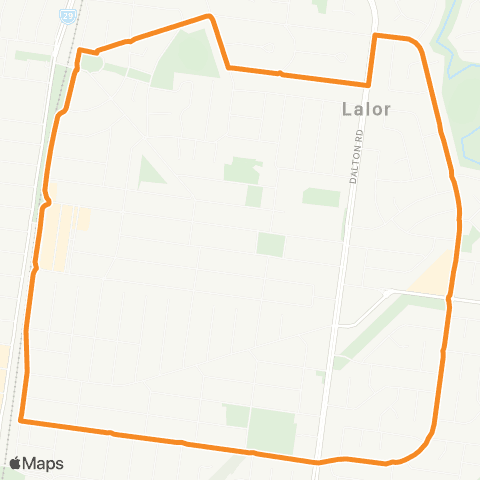 PTV - Public Transport Victoria Thomastown Station map