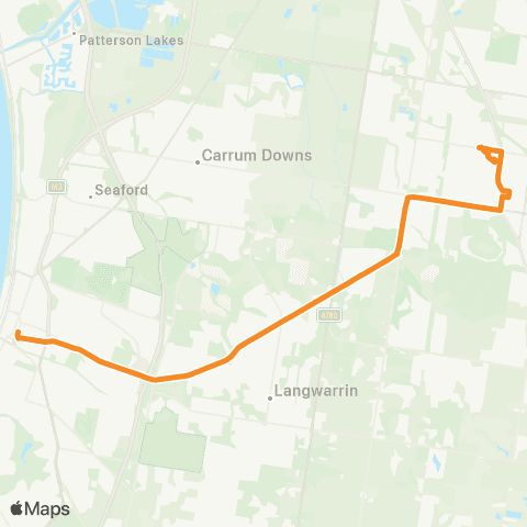 PTV - Public Transport Victoria Cranbourne Station - Frankston Station map