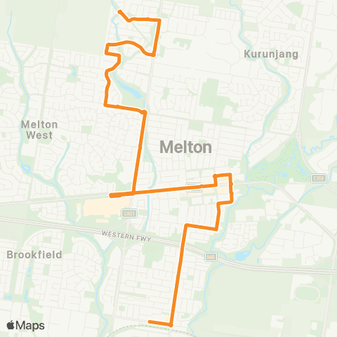 PTV - Public Transport Victoria Micasa Rise - Melton Station map