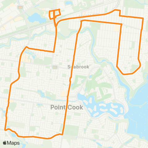 PTV - Public Transport Victoria Williams Landing Station map