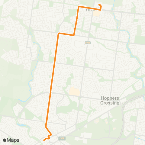 PTV - Public Transport Victoria Werribee Station - Tarneit Station map