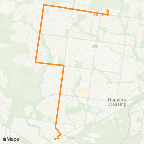 PTV - Public Transport Victoria Werribee Station - Tarneit Station map