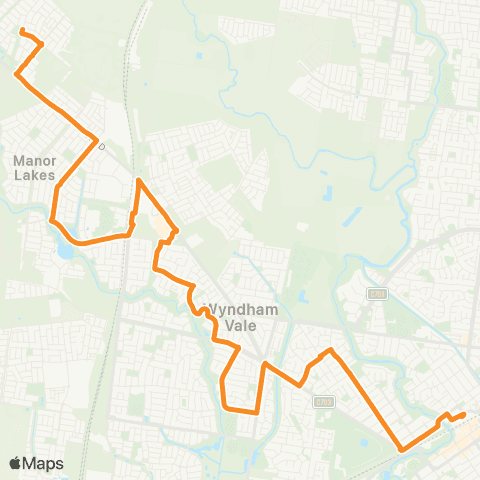 PTV - Public Transport Victoria Jubilee Estate - Werribee Station map