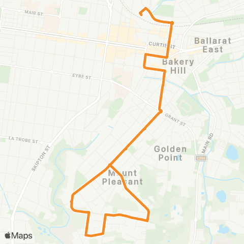 PTV - Public Transport Victoria Corio SC - North Shore map