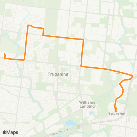 PTV - Public Transport Victoria Tarneit Station - Laverton Station map