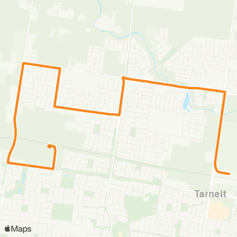 PTV - Public Transport Victoria West Tarneit Station - Tarneit Station map