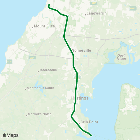 Metro Stony Point map