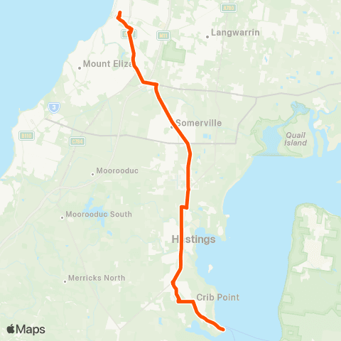 Metro Stony Point map