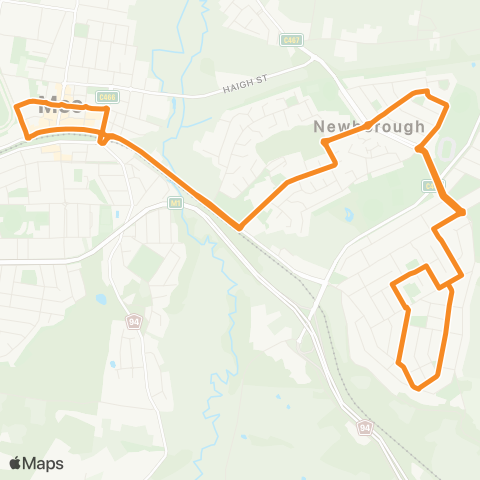 Victoria Regional Buses Omeo - Bairnsdale via Bruthen, Swifts Creek map