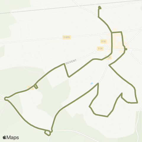 Vikibus Boucle du N. (vers Valliquerville) > Boucle du S. (vers Auzebosc) map