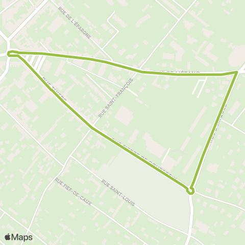 Vikibus Ligne spéciale Marché map