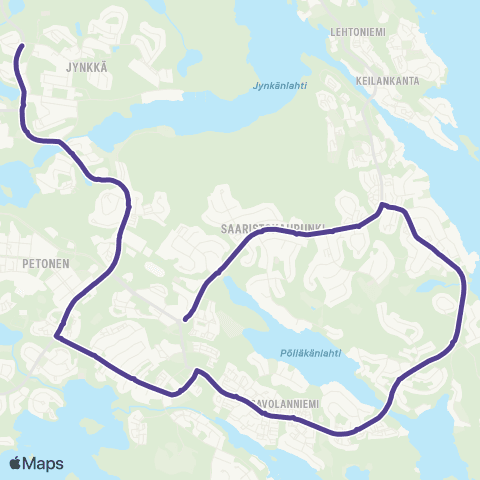 Vilkku Saaristokaupunki-Jynkkä map
