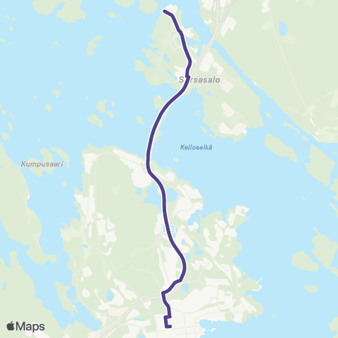 Vilkku Keskusta - Virranniemi map