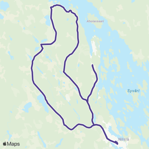 Vilkku Nilsiä-Tahko-Reittiö map