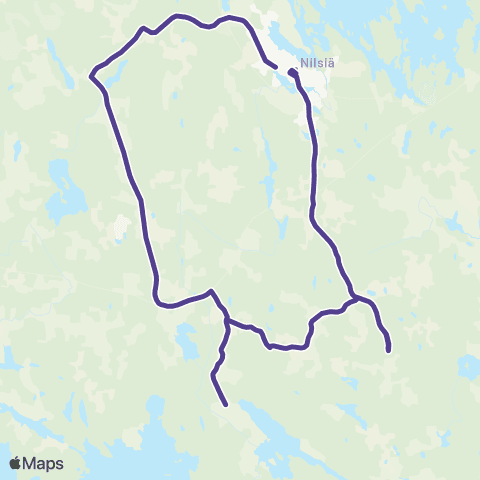 Vilkku Nilsiä-Sahinpuro-Niinimäki map