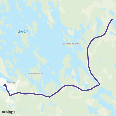 Vilkku Nilsiä-Palonurmi-Ruukinsalo map