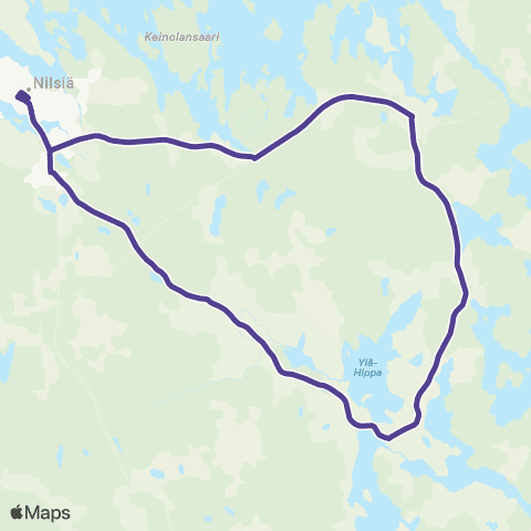 Vilkku Nilsiä-Vuotjärvi map