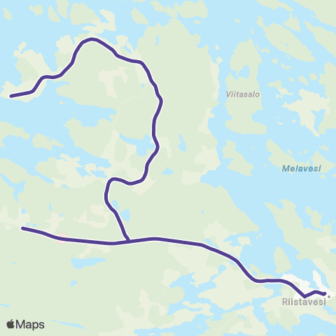 Vilkku Pelonniemi-Riistavesi map