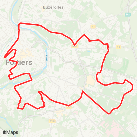 Vitalis Pictavienne Dimanche 2A map