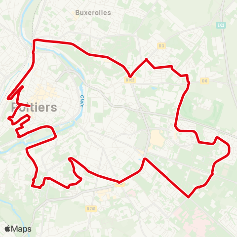Vitalis Pictavienne Dimanche 2B map