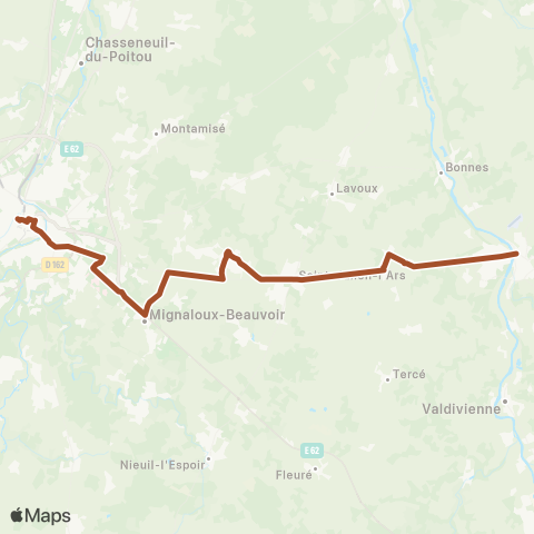 Vitalis Chauvigny Mairie-Gare Routière map