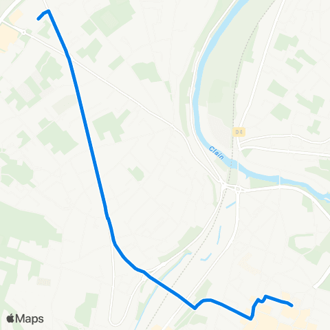 Vitalis Navette directe P+R Centre Ville map