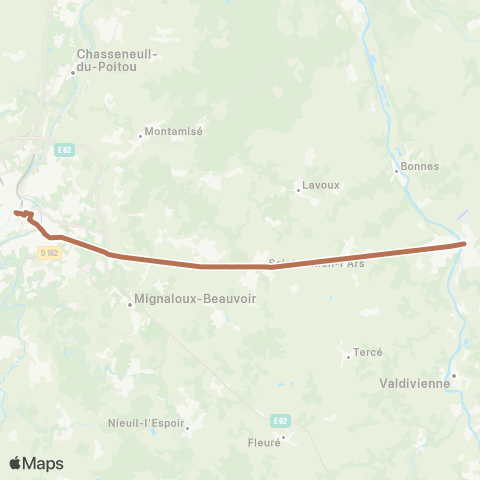 Vitalis Chauvigny Mairie-Gare Routière map