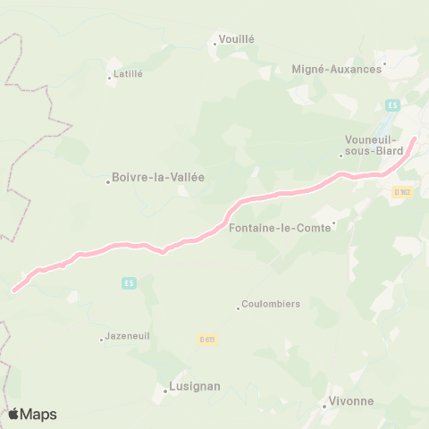 Vitalis Navette Soirées lyriques de Sanxay map