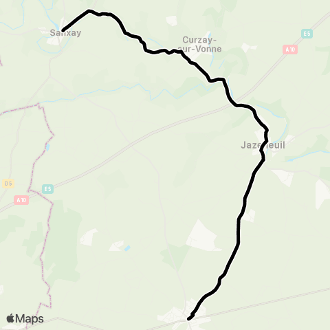 Vitalis Sanxay / Curzay / Chasseneuil-Lusignan map