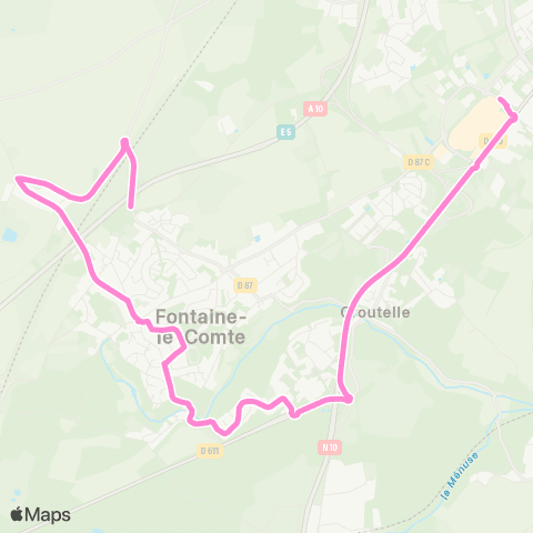Vitalis flex'e-bus Fontaine map