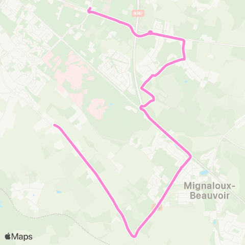 Vitalis flex'e-bus Mignaloux Beauvoir map