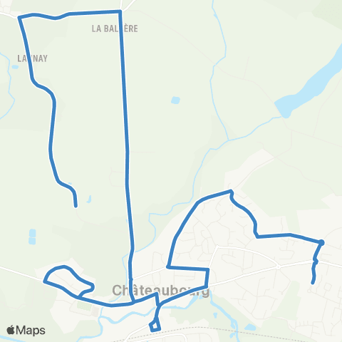 Mova (Vitobus) Broons-s/-Vilaine - Châteaubourg Gare - Châteaubourg La Bretonnière map