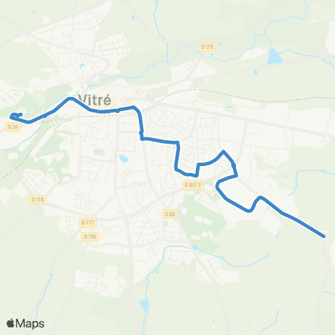 Mova (Vitobus) Lactalis - Massonnais map