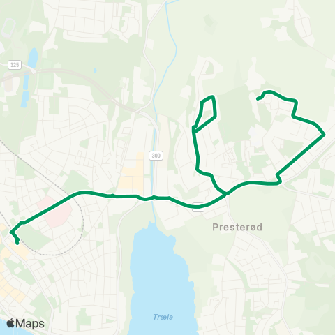 VKT - Vestfold Kollektivtrafikk Sandeåsen map