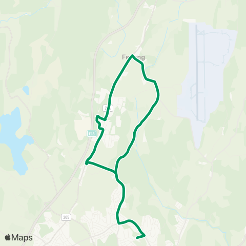 VKT - Vestfold Kollektivtrafikk Breidablikk-Torp-Sandefjord map